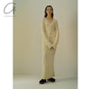 SWAYING/KNIT Velvet Straight Skirt SW212XZ23 PS36